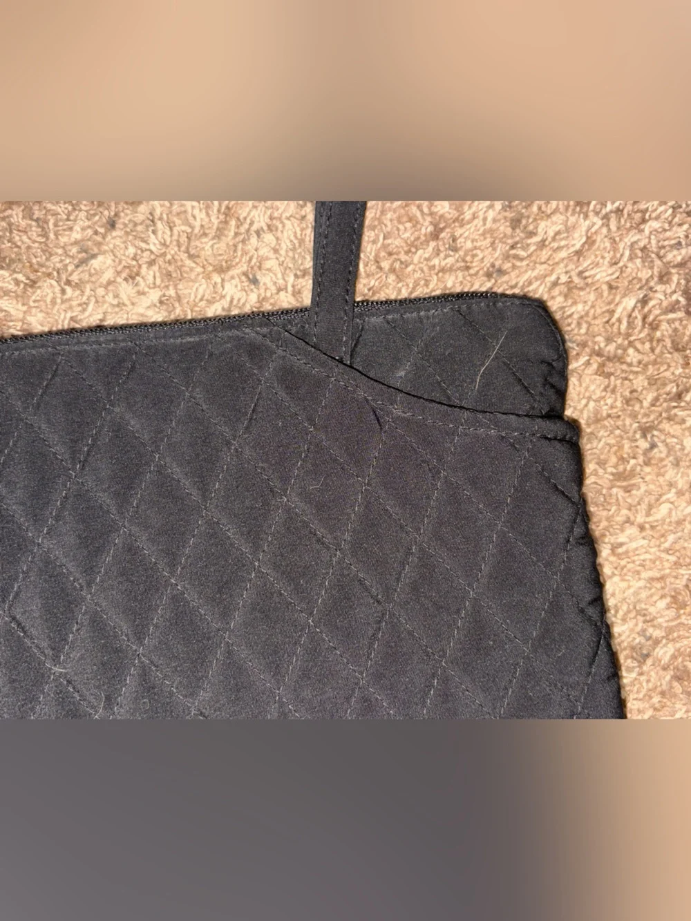 Vera Bradley Classic Quilted Black Tote Bag - Versatile Everyday Carry